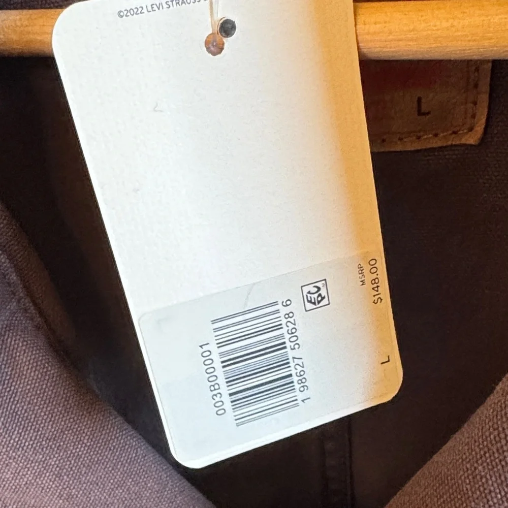 Levi's Dark Brown Utility Chore Jacket - Picture 2 of 4